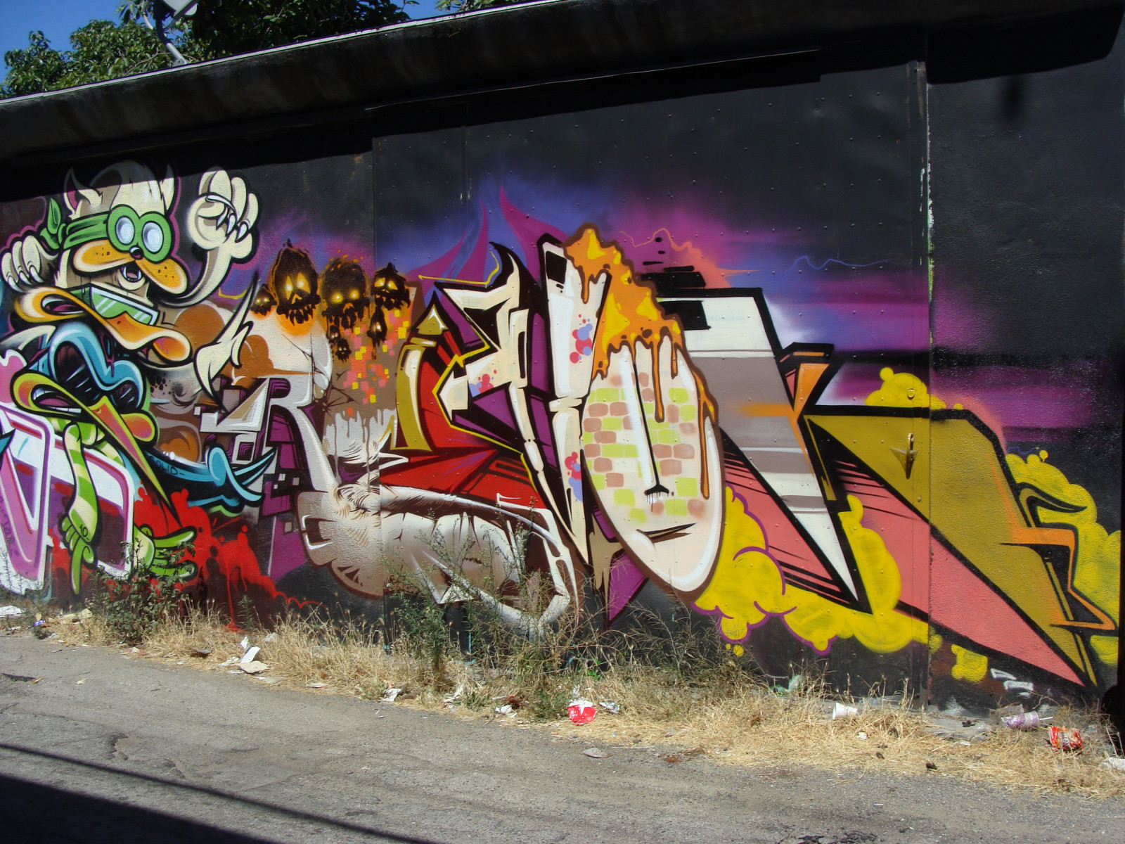 graffiti, ARTE, arte di strada, murale