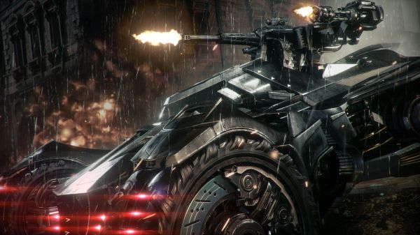 video games, Batman Arkham Knight, Batman, car, vehicle, Batmobile