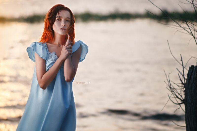 Alexander Drobkov, women, women outdoors, portrait, redhead Alexander Drobkov, women, women outdoors, portrait, redhead
