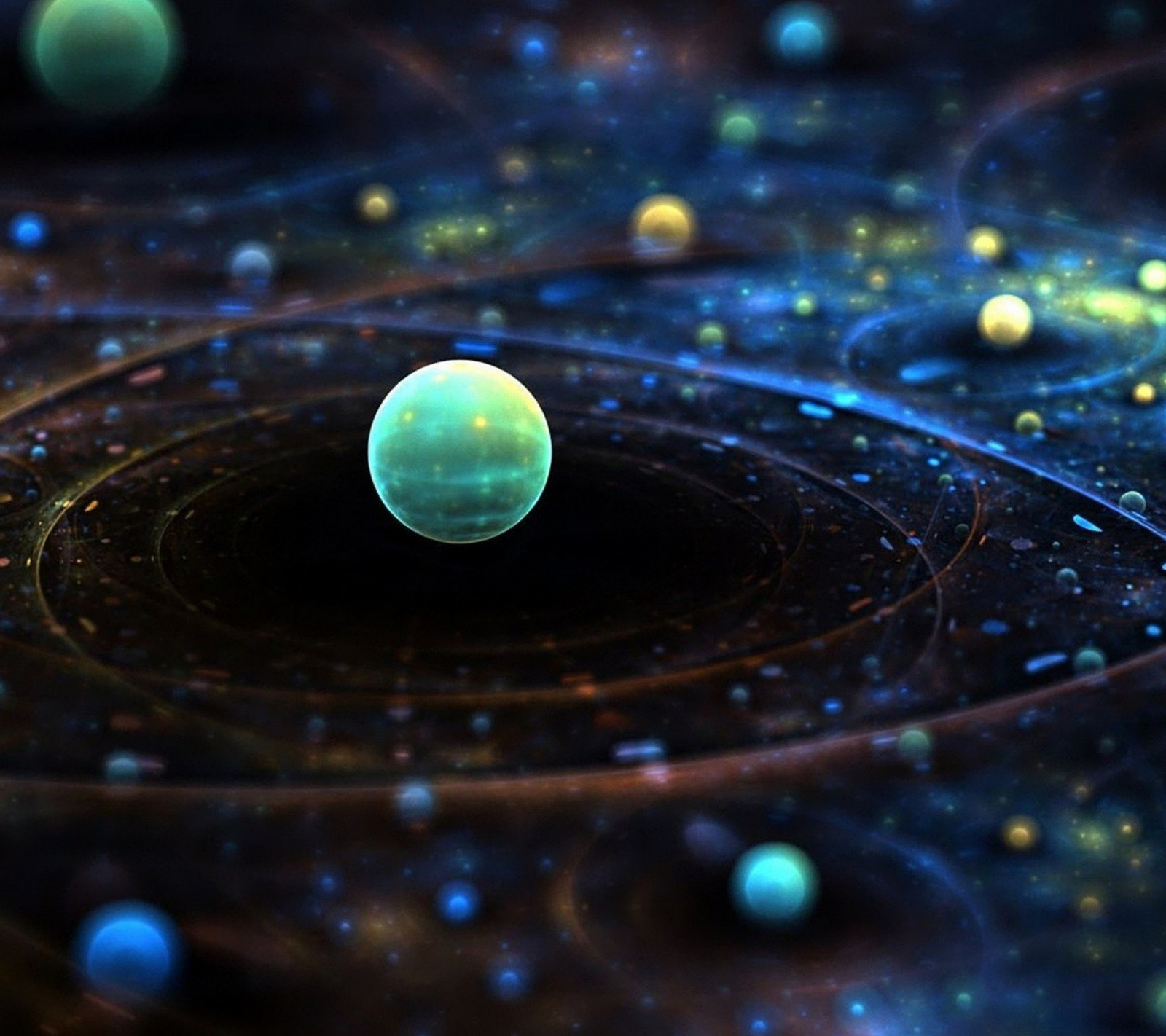 galassia, pianeta, spazio, riflessione, Terra, verde, modello, cerchio, atmosfera, universo, astronomia, far cadere, sfondo del computer, atmosfera della terra, avvicinamento, spazio, oggetto astronomico, fotografia macro, bolla liquido