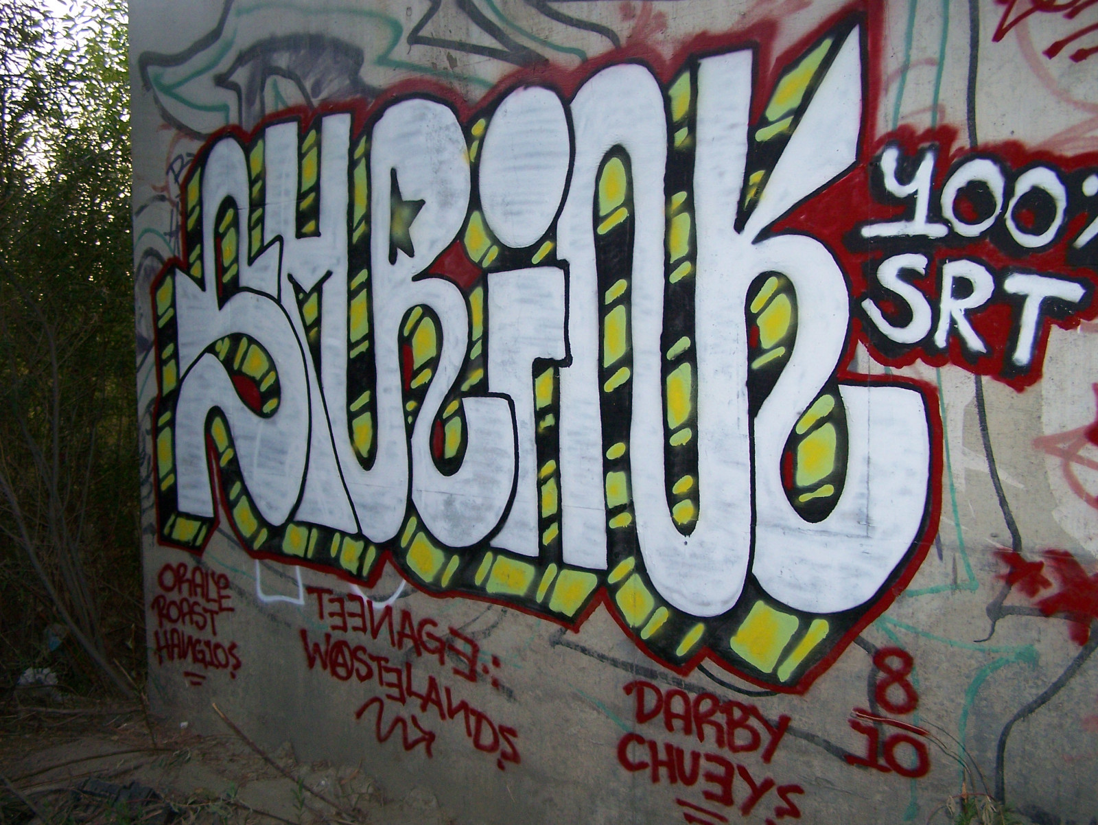 กราฟฟิตี, ย่าง, ดาร์บี้, 100, 42, หด, รฟท, orale, chuey