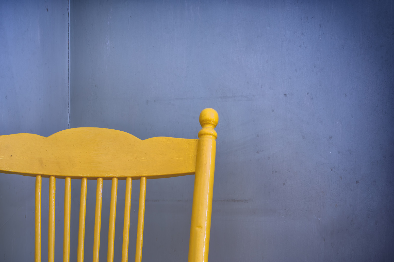 ท้องฟ้า, ผนัง, สีเหลือง, สีน้ำเงิน, เก้าอี้, แคนาดา, Nikon, ควิเบก, มุม, ศิลปะ, 85 มม, บรรทัด, Maison, sigma, d800, sigmaart, Drummondville, art85mm, เก้าอี้โยก