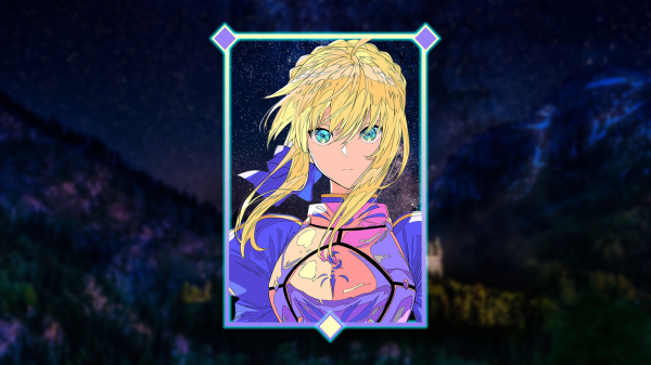 Saber,Fate Series,Fate Stay Night,picture in picture,anime girls,castle