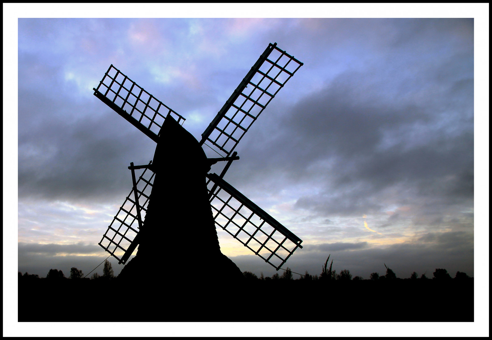อังกฤษ, กังหันลม, ภาพเงา, Canon, FEN, แคมบริดจ์, windpump, wickenfen, eos50d