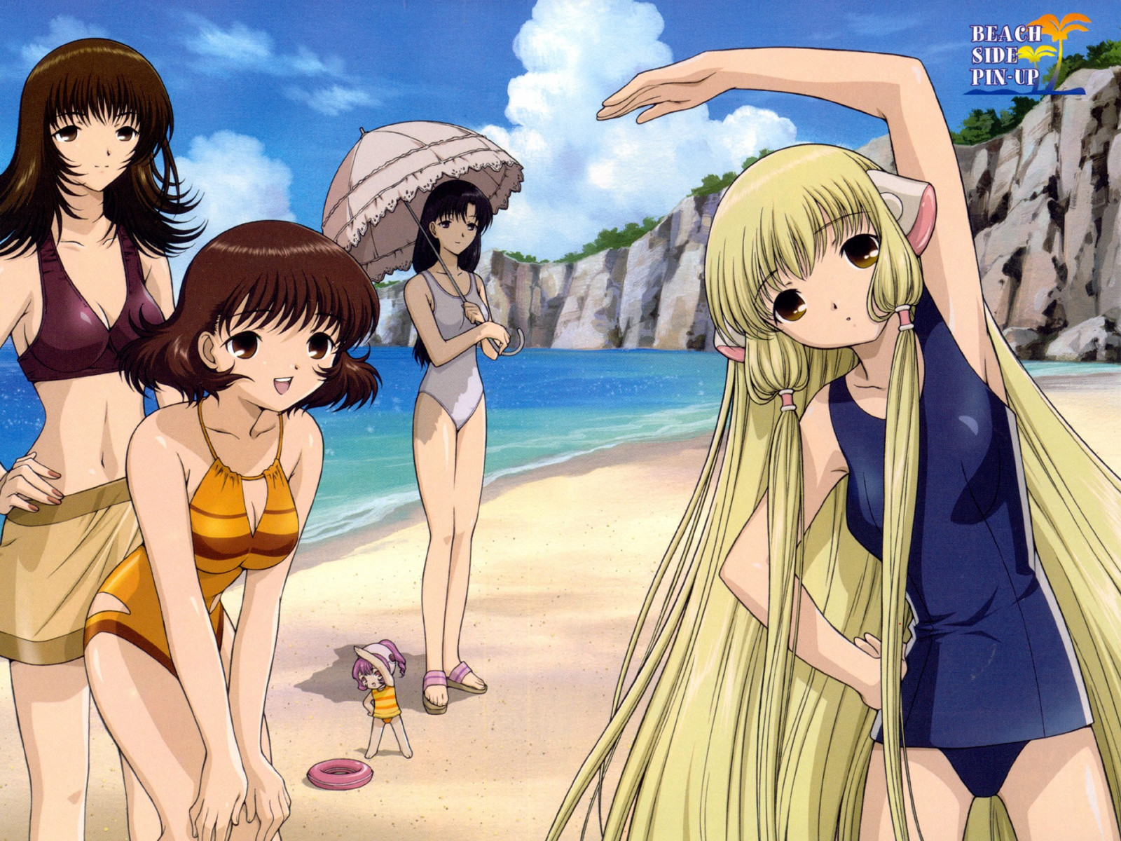 ภาพประกอบ, อะนิเมะ, สาวอะนิเมะ, การ์ตูน, Chobits, Chii, ซูมิโตโม, Shimizu Takako, mura Yumi, Hibiya Chitose, มังงะ