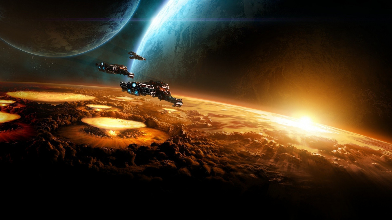 1920x1080 px, slagkrydser, plads, StarCraft