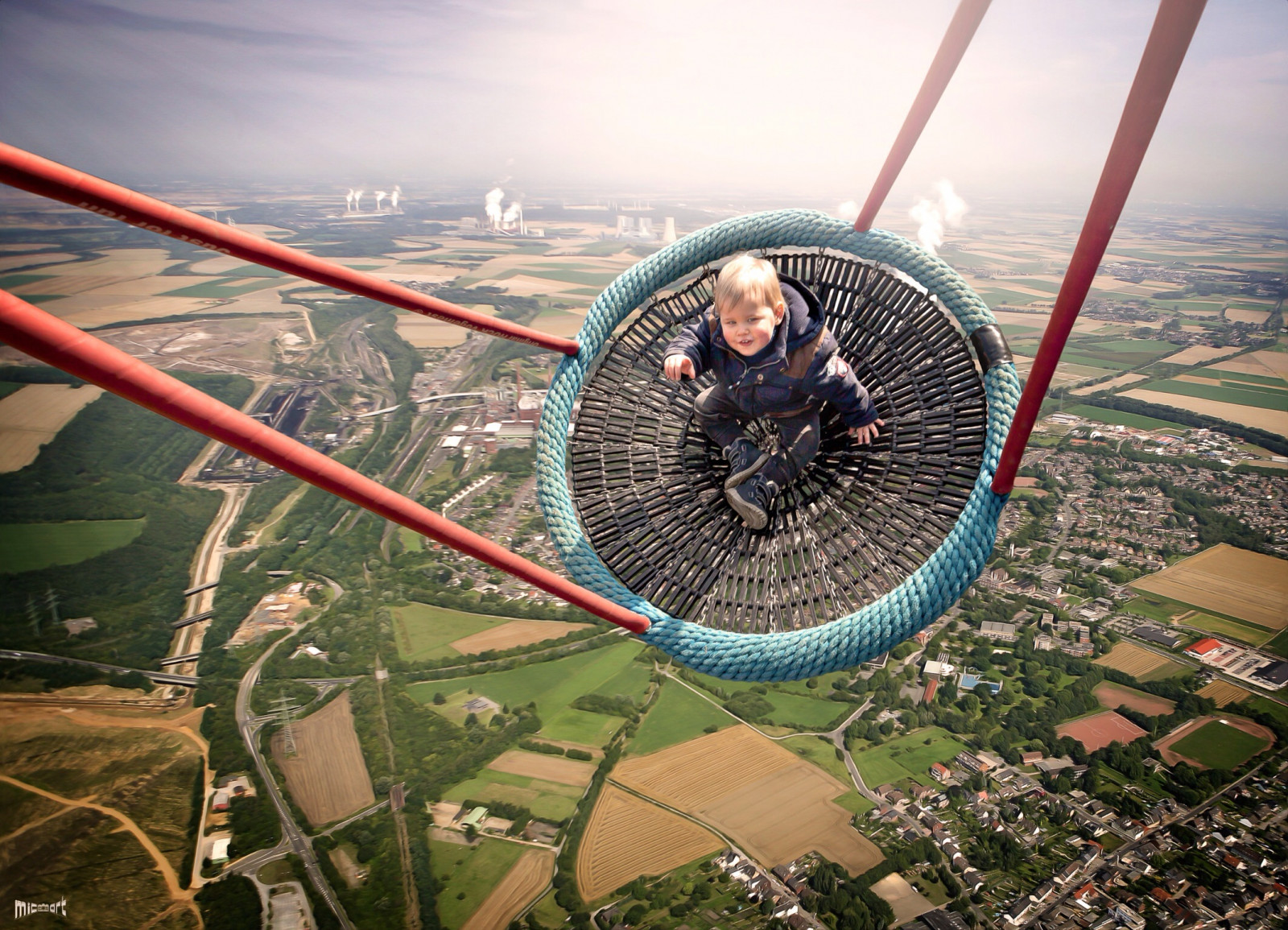 Wallpaper : sky, aerial photography, amusement ride, atmosphere of ...