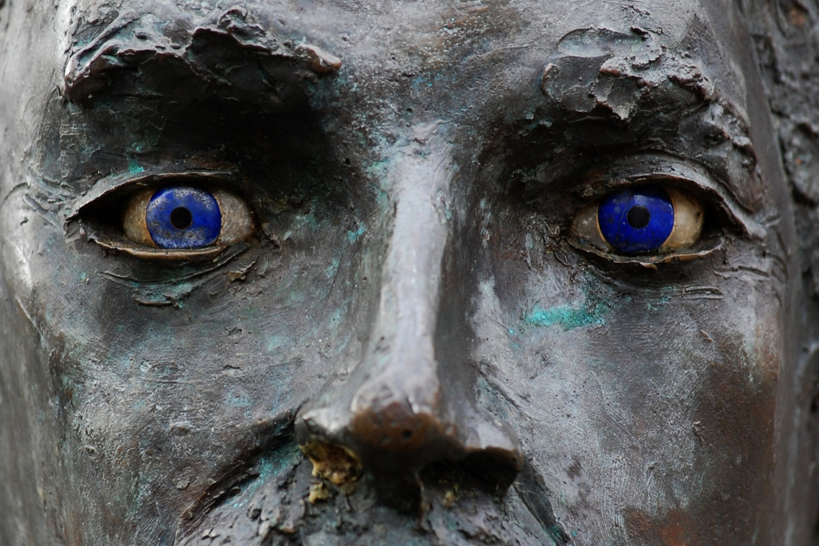 Wallpaper eyes, sculpture, statue, Nikon, DX, tree, nikkor, eye
