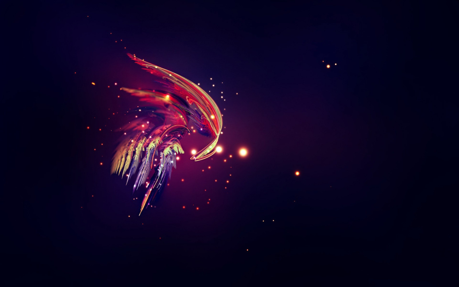 Wallpaper night, abstract, space, sky, fireworks, event, darkness
