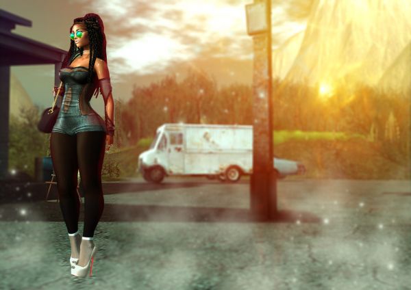 menina,Captura de tela,cg artwork,Papel de parede do computador,luz solar