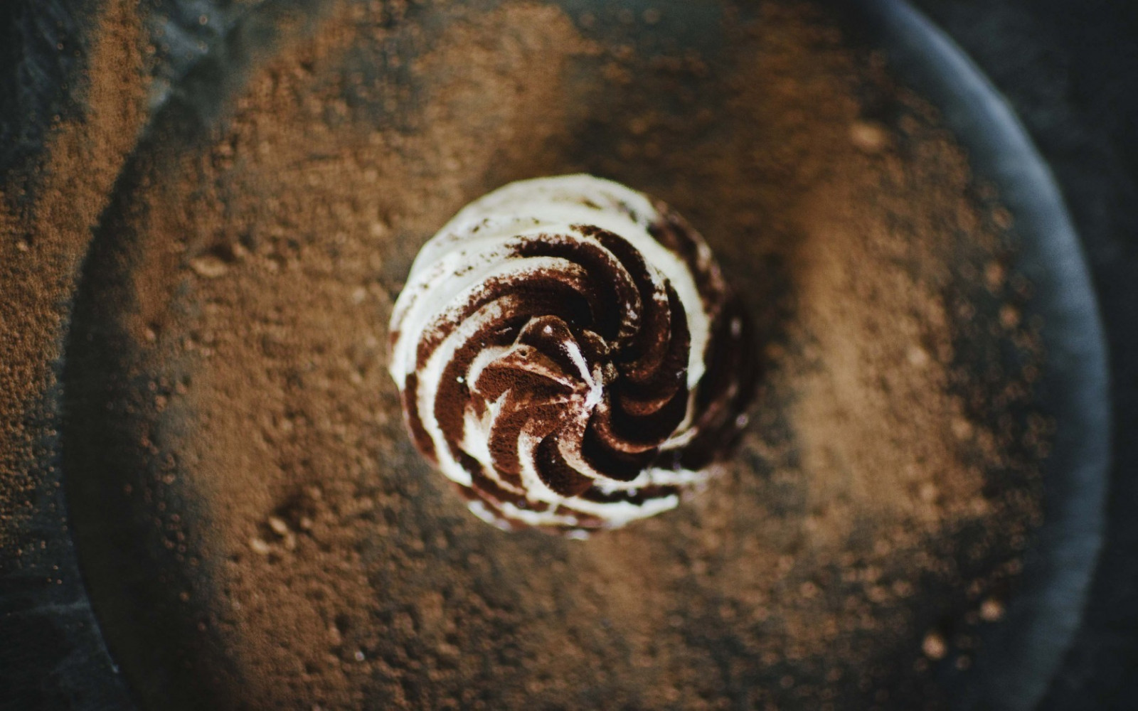Wallpaper food, ice cream, top view, cookies, chocolate, close up, macro photography