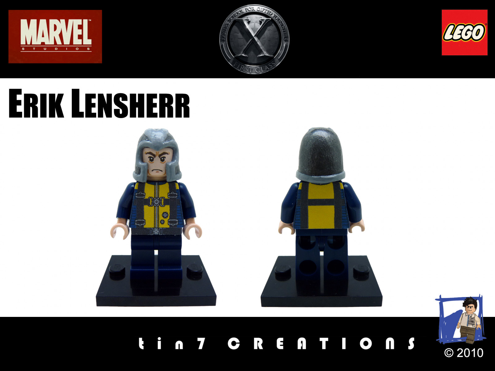 LEGO, X men, Erik, vidunder, Lensherr