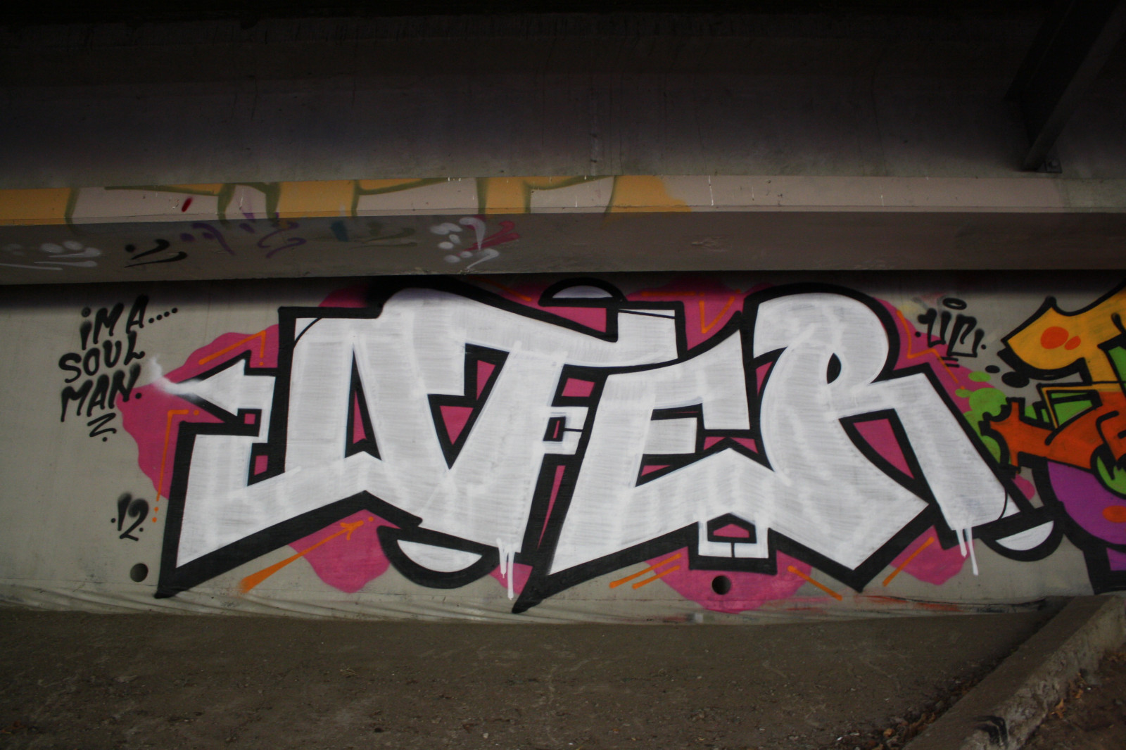 Wallpaper white, black, urban, wall, photography, bridge, graffiti