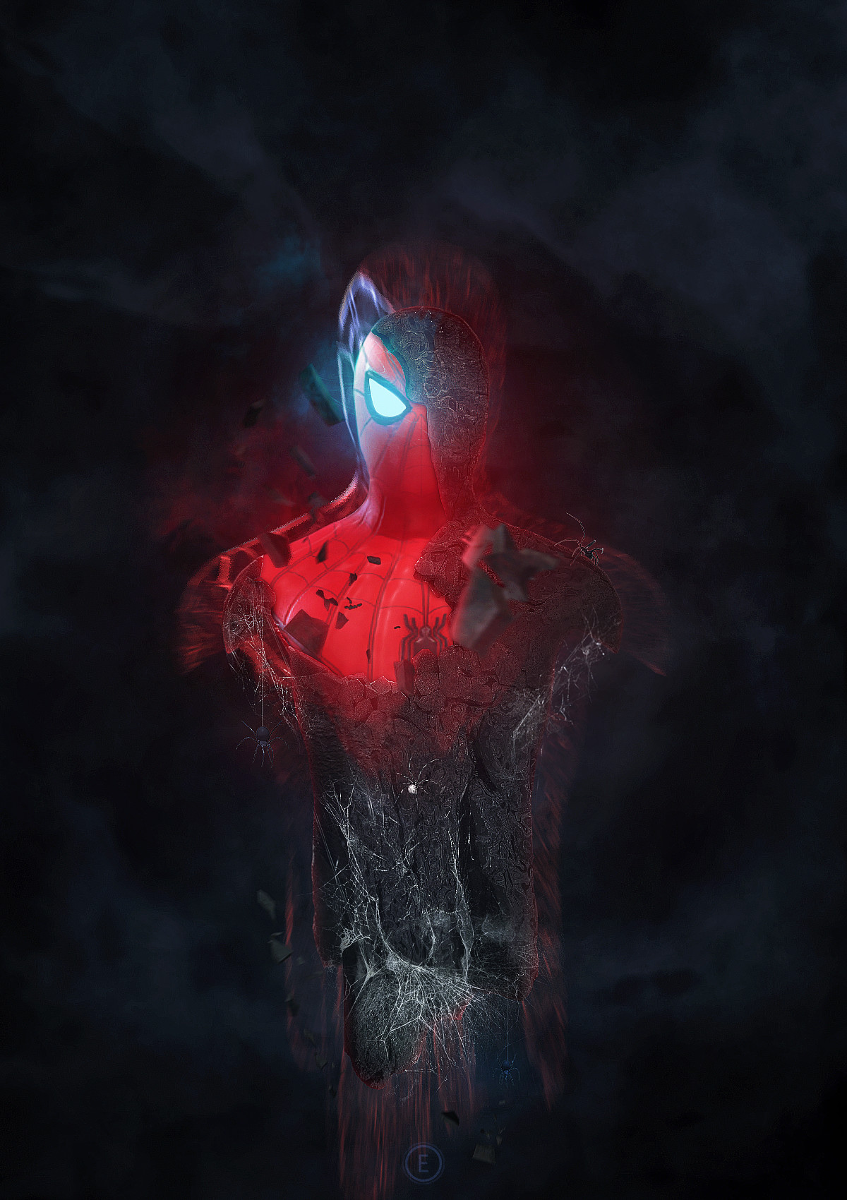 uomo Ragno, opera d'arte, arte digitale, film