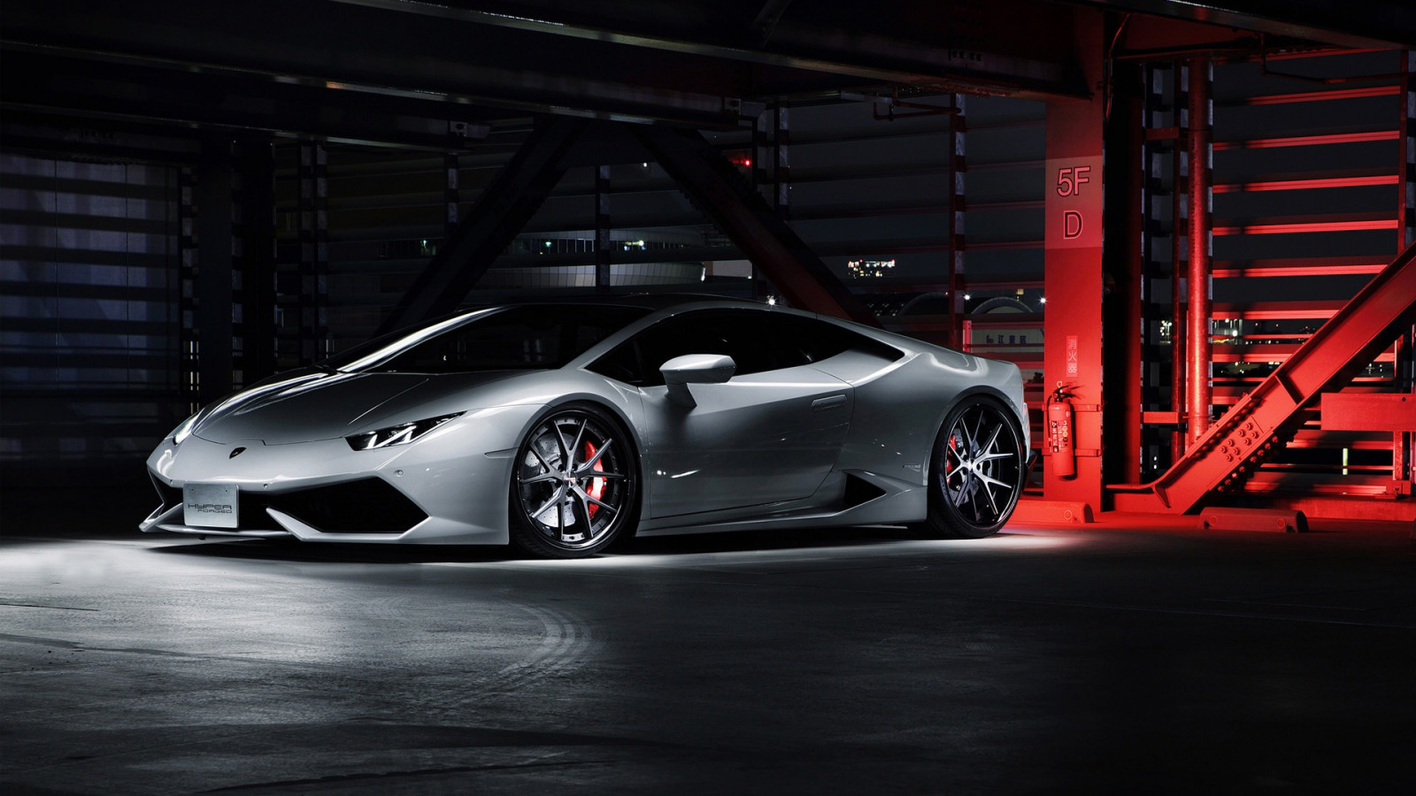 Lamborghini, stříbrný, zpětný pohled, auto, vozidlo, pneumatiky, Světlomety