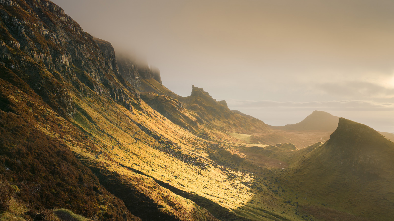 slunečnímu záření, krajina, západ slunce, moře, kopec, Skála, Příroda, svítání, ráno, pobřeží, útes, údolí, divočina, Alpy, 2015, Skye, vrcholek, plošina, hřbet, Terén, mrak, hora, jedlík, ostrůvek, geologie, atmosférický jev, horských reliéf, landform, geografický rys, pohoří, klesl