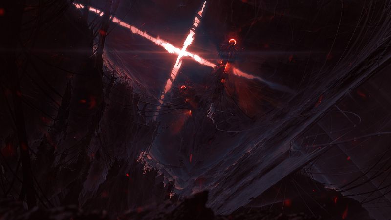 space, artwork, science fiction, light, darkness, screenshot space, artwork, science fiction, light, darkness, screenshot
