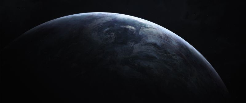 2560x1080 px, Tierra, sombra, espacio