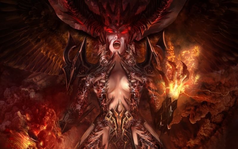 fantasy art, alkotás, démon, mitológia, sötétség, hasadás fantasy art, alkotás, démon, mitológia, sötétség, hasadás