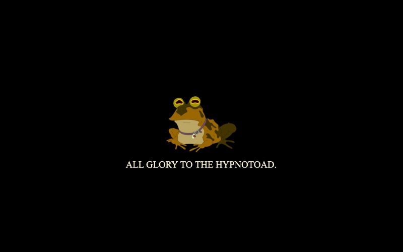testo, marca, Futurama, Hypnotoad, logo, immagine dello schermo testo, marca, Futurama, Hypnotoad, logo, immagine dello schermo
