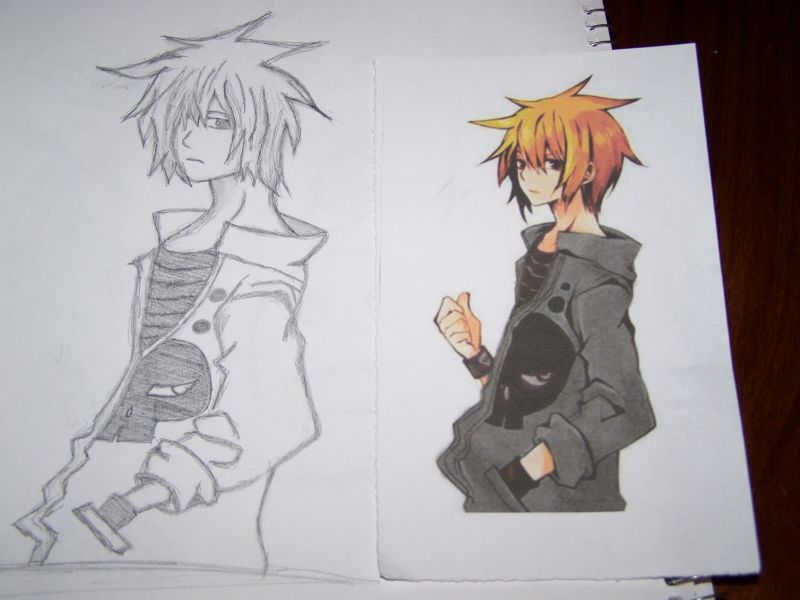 tegning,illustration,anime,kunstværk,fyr,dreng