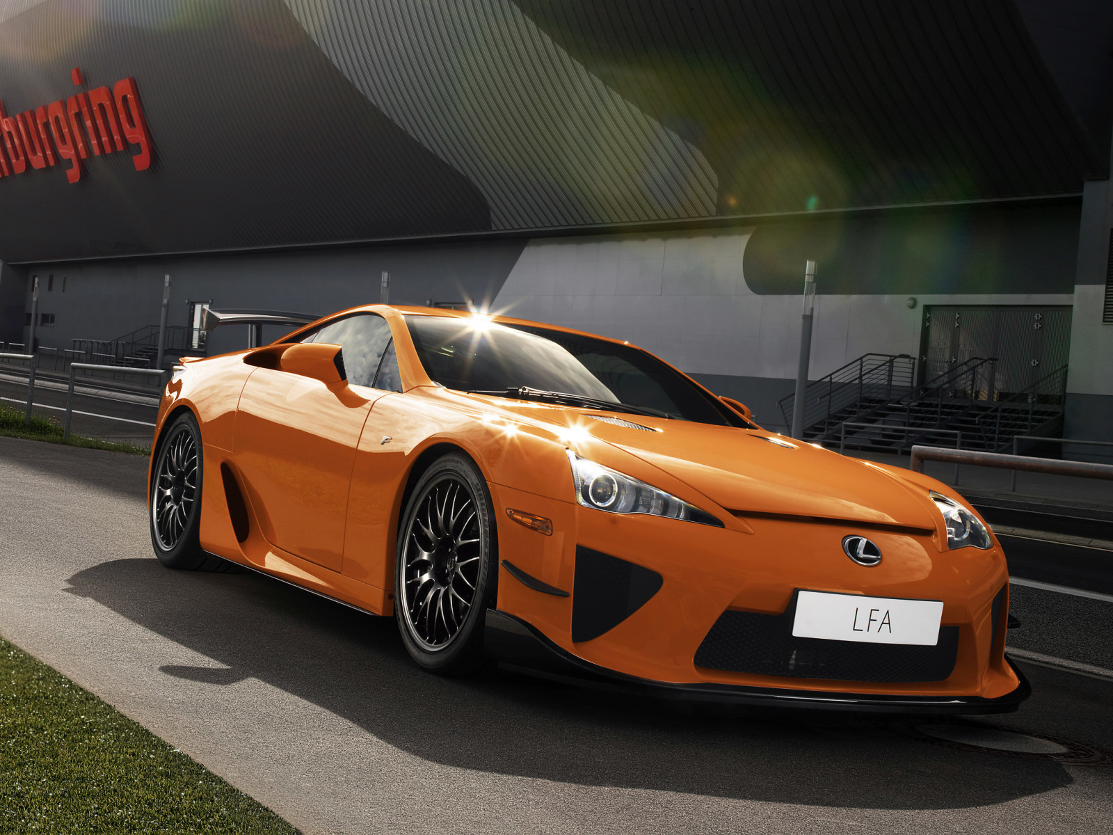 auto, vozidlo, oranžový, Lexus, boční pohled, sportovní auto, kupé, výkon auta, Lexus LFA, LFA, kolo, superauto, pozemní vozidla, automobilového designu, automobilový exteriér, automobil make, luxusní vůz, nárazník
