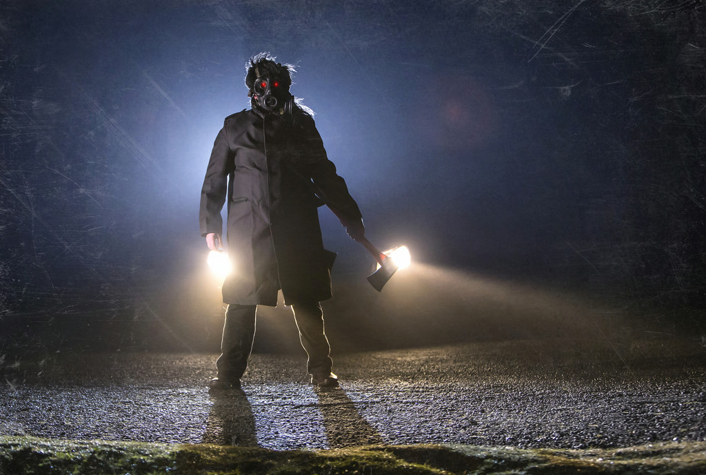 Wallpaper : night, horror, water, sky, mask, smoke, Canon, Axe ...