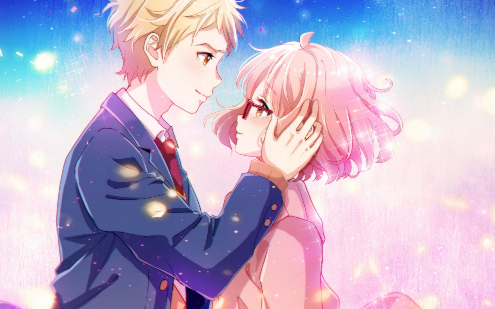 обои : Kyoukai no Kanata, Куряма Мира, Канбара Акихито 1920x1200 - 4kWallpa...