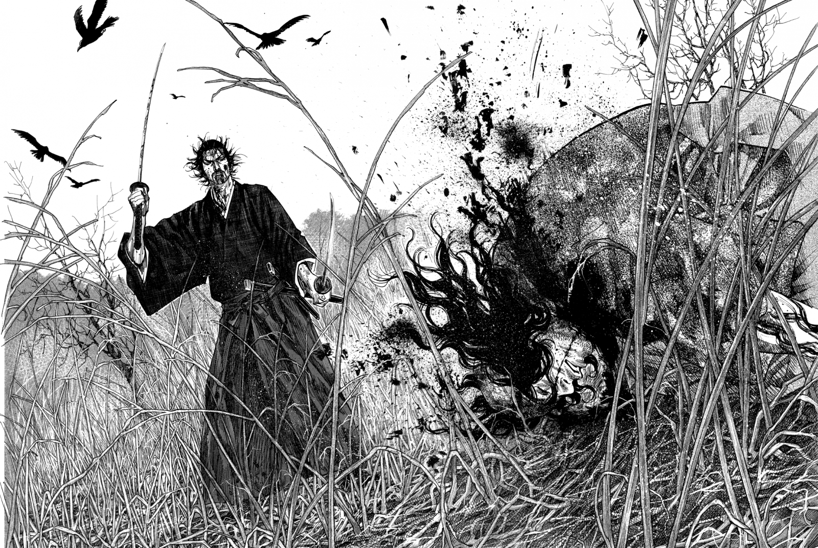 Wallpaper Takehiko Inoue Vagabond Miyamoto Musashi Artwork Wallpaper Takehiko Inoue Vagabond Miyamoto Musashi Artwork