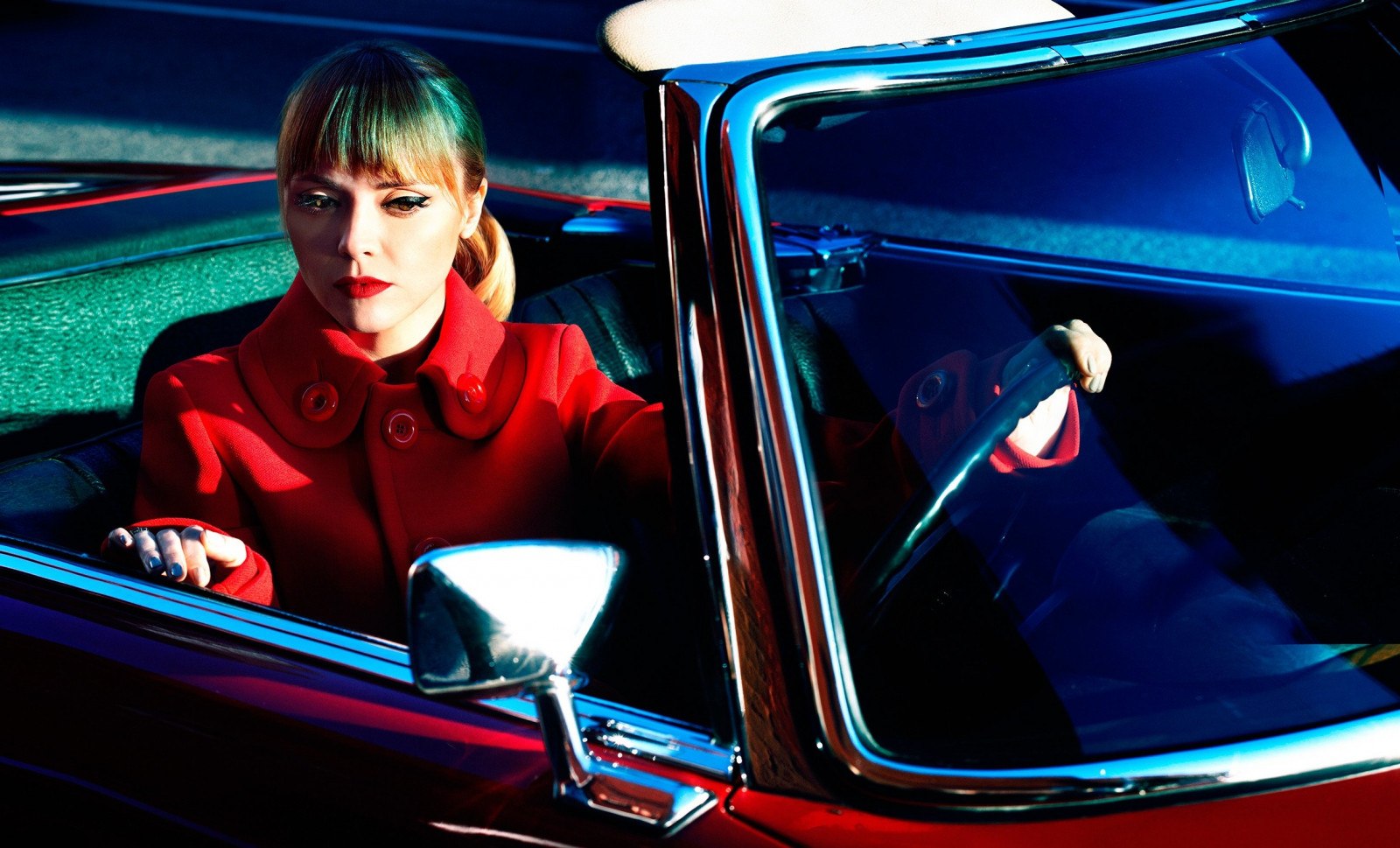 ženy, auto, vozidlo, řidičský, Christina Ricci, výstava, Snímek obrazovky, automobilového designu, automobil make, luxusní vůz, auto show, 2475x1500 px