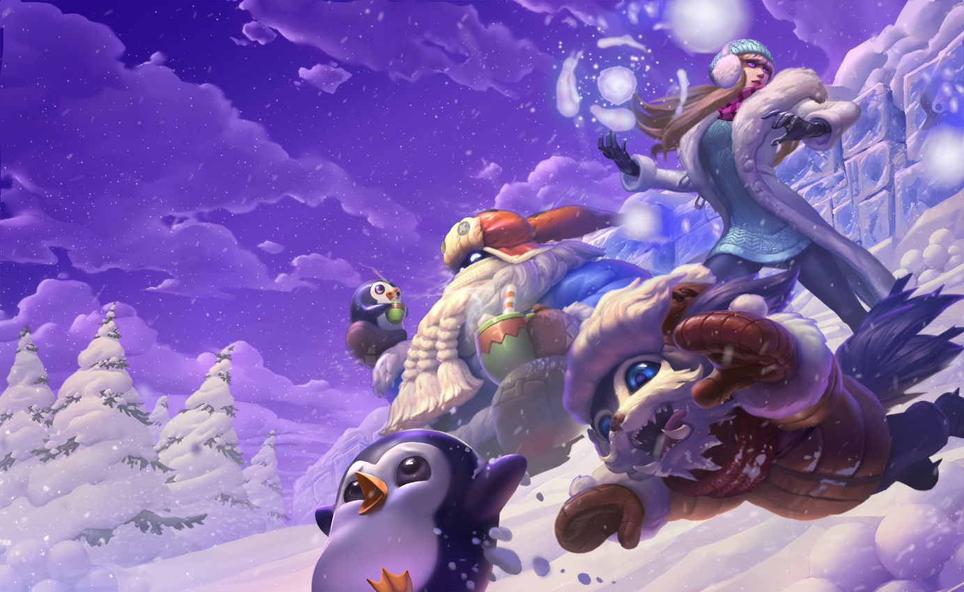 ilustrace, anime, League of Legends, Pod vodou, mytologie, Lissandra League of Legends, Bard League of Legends, květ, Snímek obrazovky, počítač tapeta, fiktivní postava