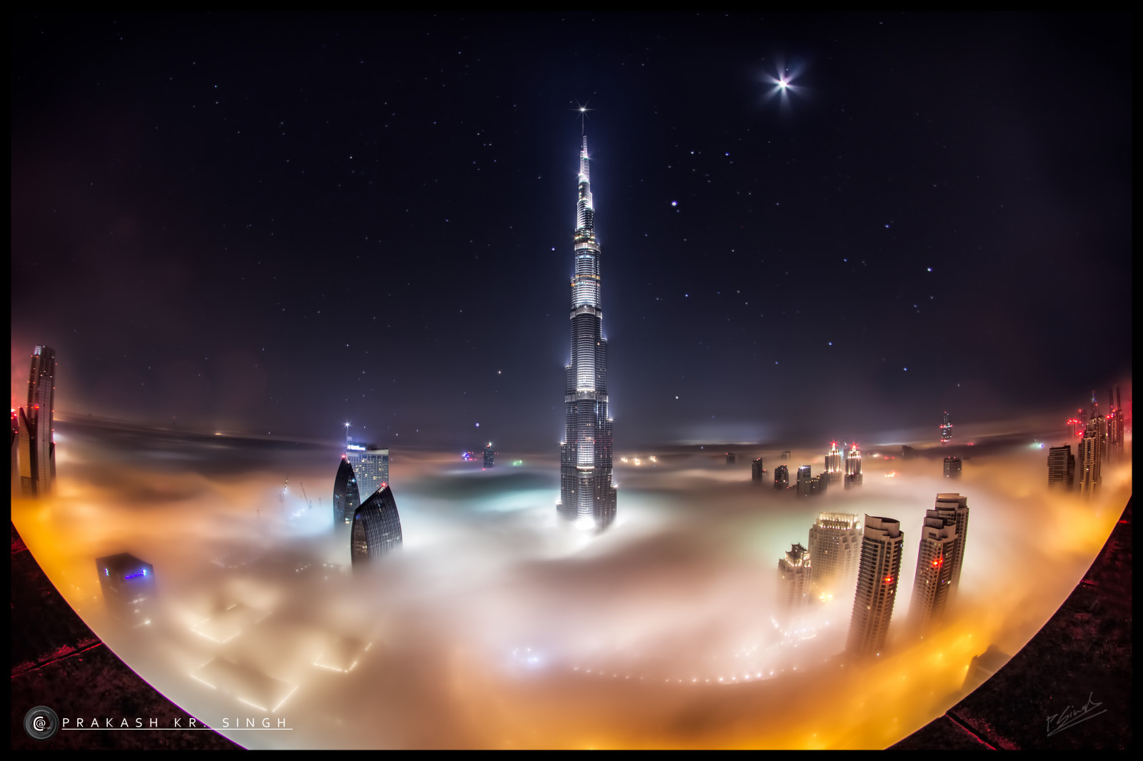 město, longexposure, nightphotography, Příroda, mlha, panoráma, noc, mraky, Kánon, dubaj, uae, khalifa, noční obloha, HDR, Burj