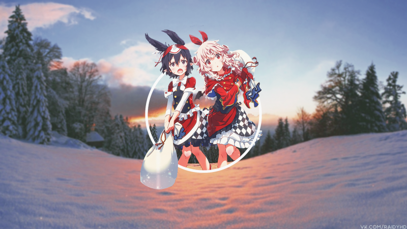 anime, anime dívky, picture in picture, Raidy hd anime, anime dívky, picture in picture, Raidy hd