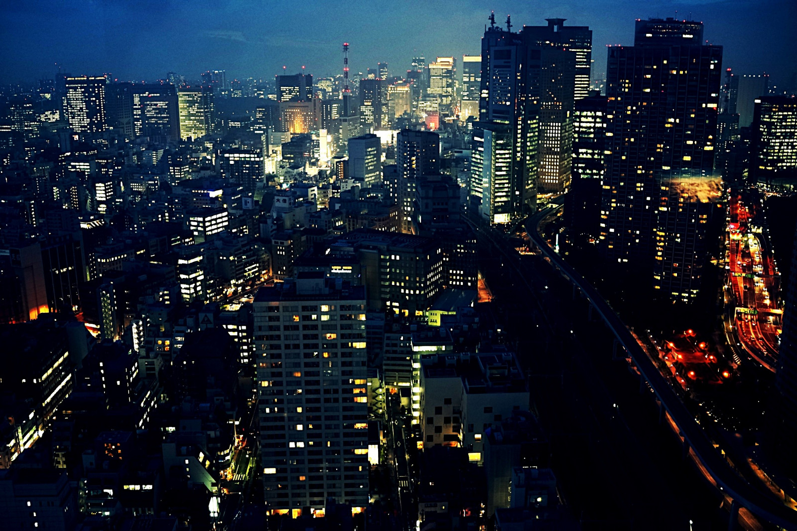 Japan, by, bybilledet, nat, Asien, skygge, skyline, skyskraber, aften, horisont, by, Sony, skumring, metropol, Tokyo, Tusmørke, lys, downtown, Zeiss, carlzeiss, RX1, byområde, atmosfære af jord, hovedstadsområde, menneskelig bosættelse, geografisk funktion, luftfotografering, noflash