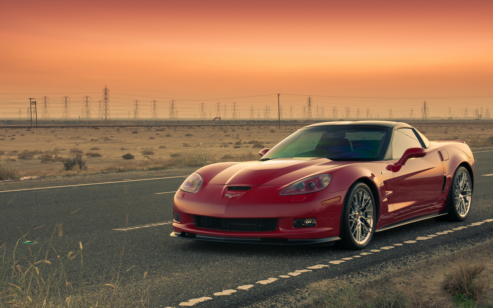 Wallpaper : landscape, road, red cars, sports car, performance car