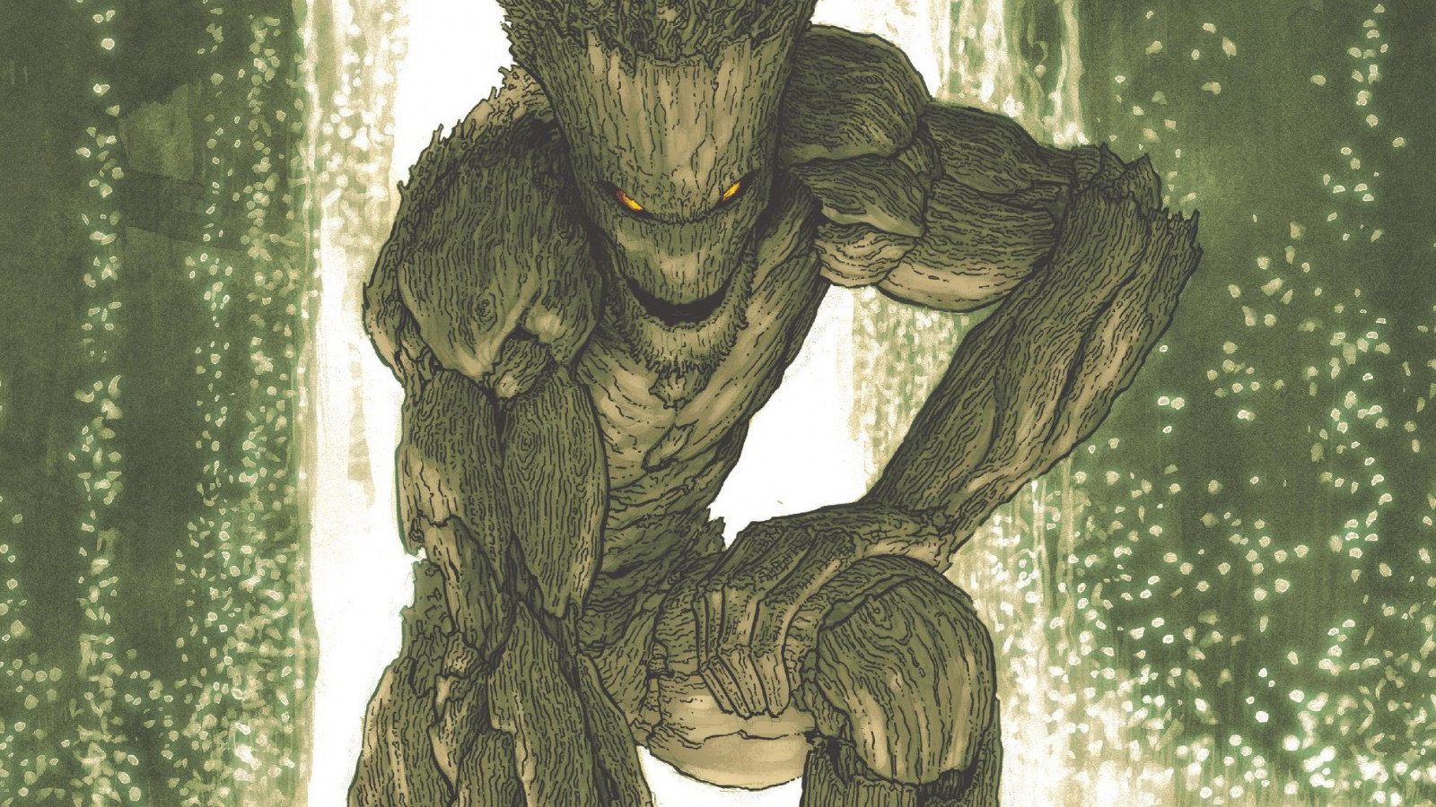 Wallpaper : comics, comic books, comic art, Marvel Comics, Groot, green ...