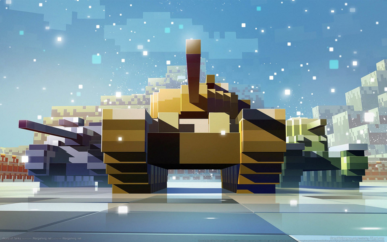 videohry, umělecká díla, 8 bitů, World of Tanks, Snímek obrazovky