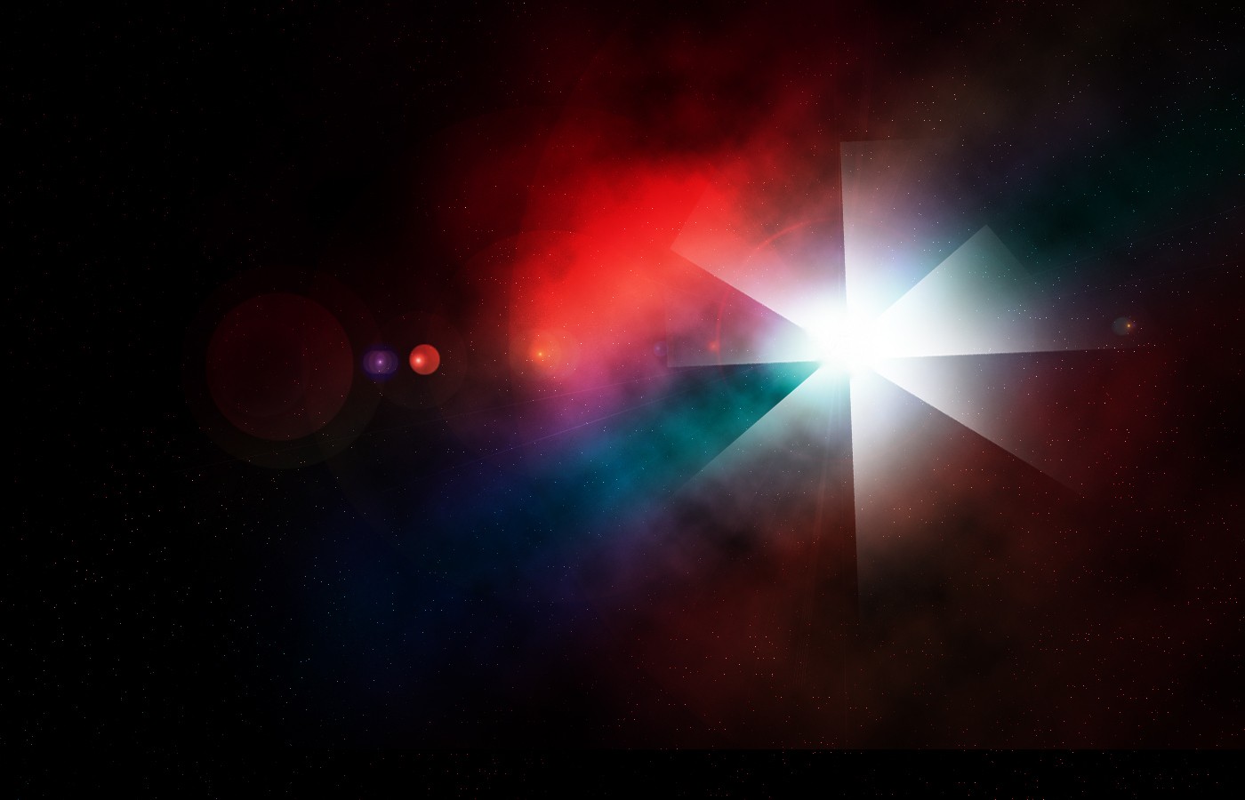 Sonnenlicht, digitale Kunst, abstrakt, Platz, Konzeptkunst, Nebel, Computer, Atmosphäre, Lens Flare, Universum, Set, Weltraum, Astronomisches Objekt