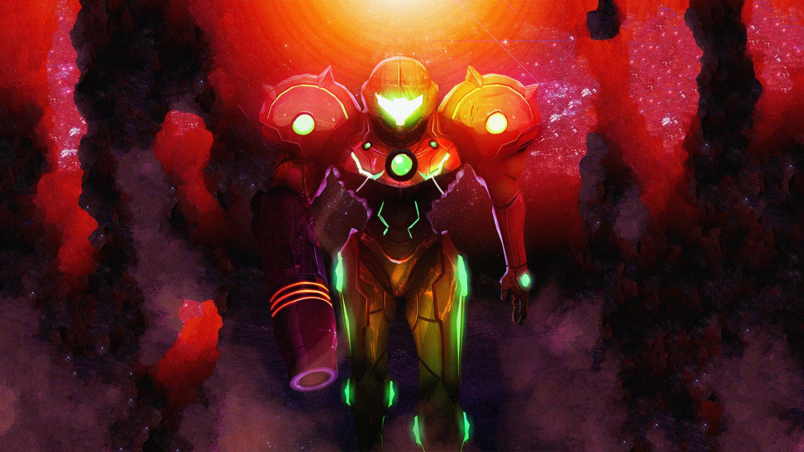 วอลเปเปอร์ : วีดีโอเกมส์, สีแดง, Metroid, Samus Aran, ภาพหน้าจอ, วอ ...