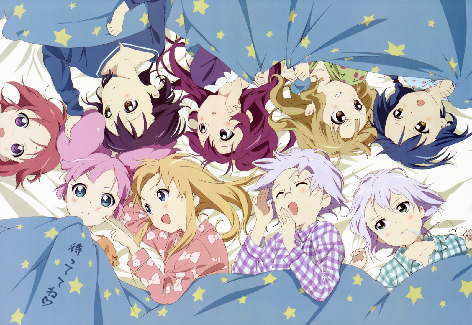 ilustrace, anime, kreslená pohádka, Yuru Yuri, Chizuro Ikeda, Ikeda Chitose, Furutani Himawari, Oomuro Sakurako, Akaza Akari, Yoshikawa Chinatsu, Funami Yui, Sugiura Ayano, Toshinou Kyouko, mangaka