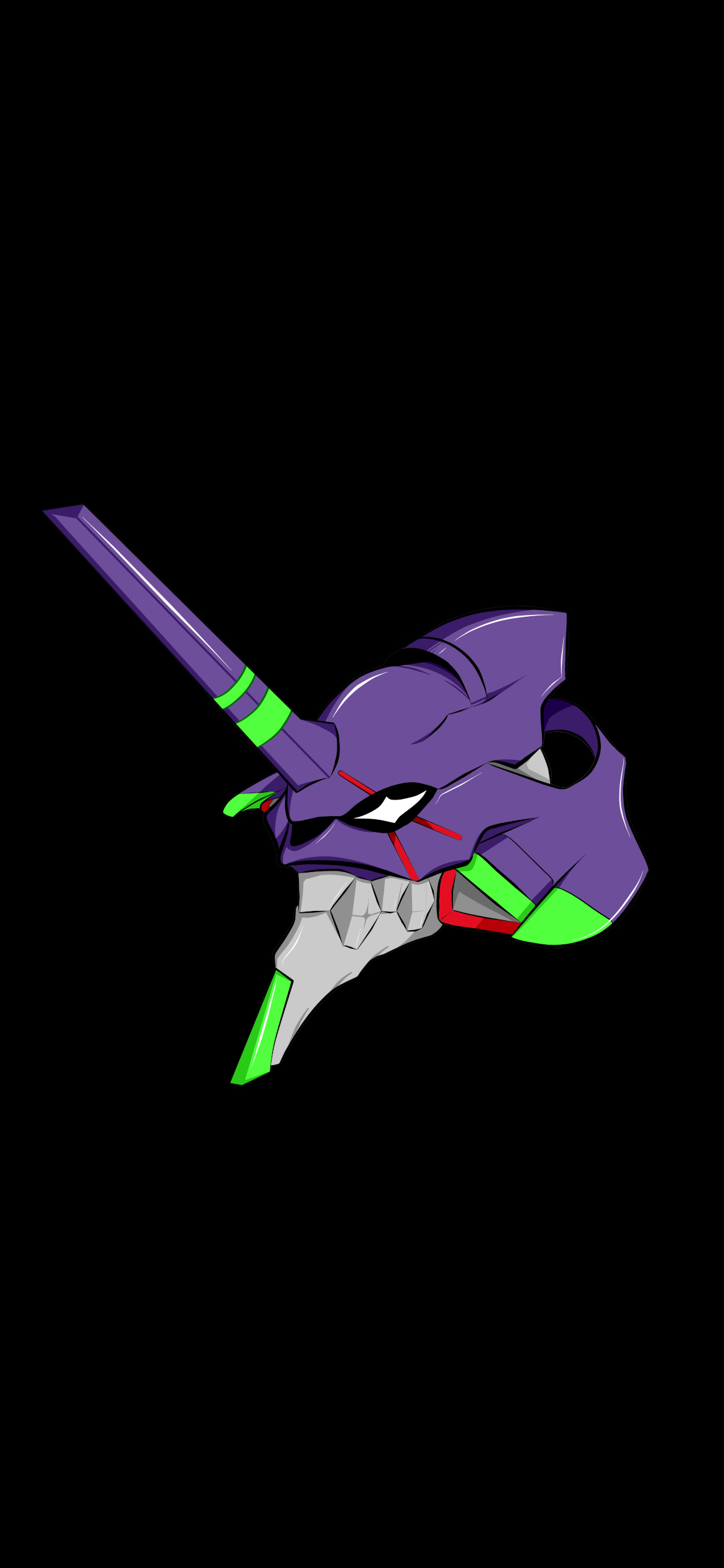 Wallpaper Neon Genesis Evangelion, Evangelion Unit 01 1170x2532