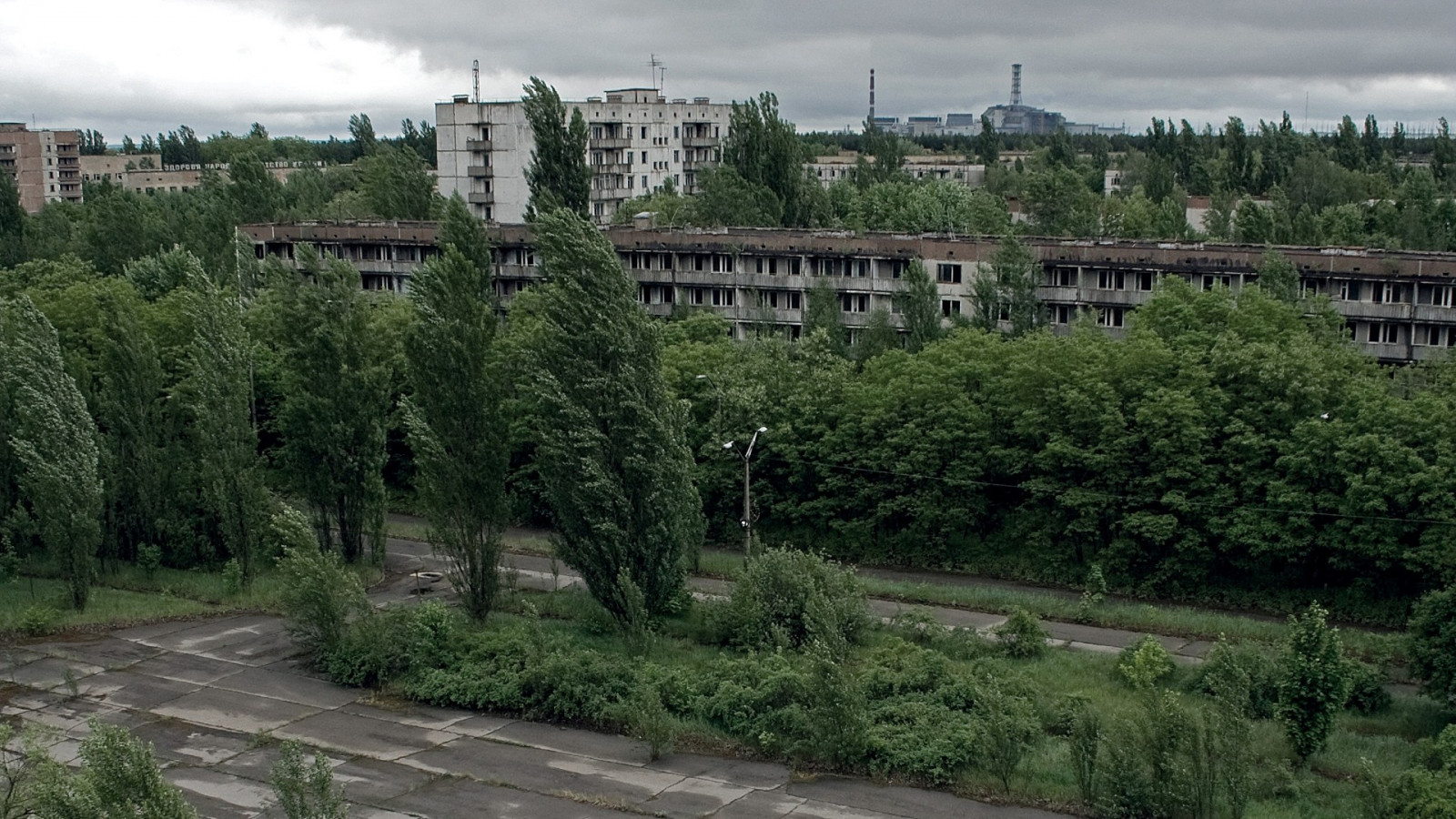 zahrada, Černobyl, Pripyat, doprava, majetek, strom, urban area, lidské osídlení