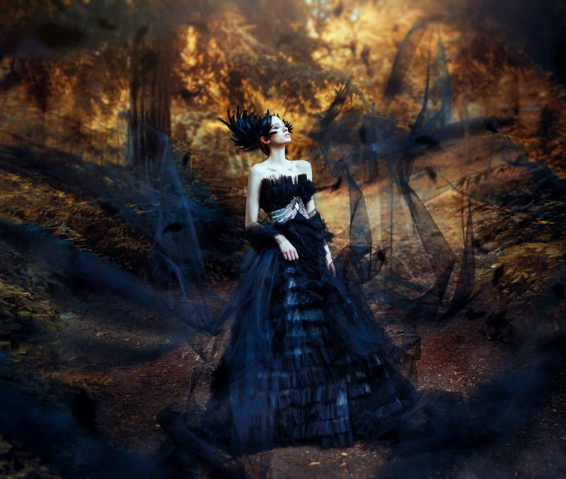 fantasy dívky, ženy, model, šaty, zavřenýma očima fantasy dívky, ženy, model, šaty, zavřenýma očima