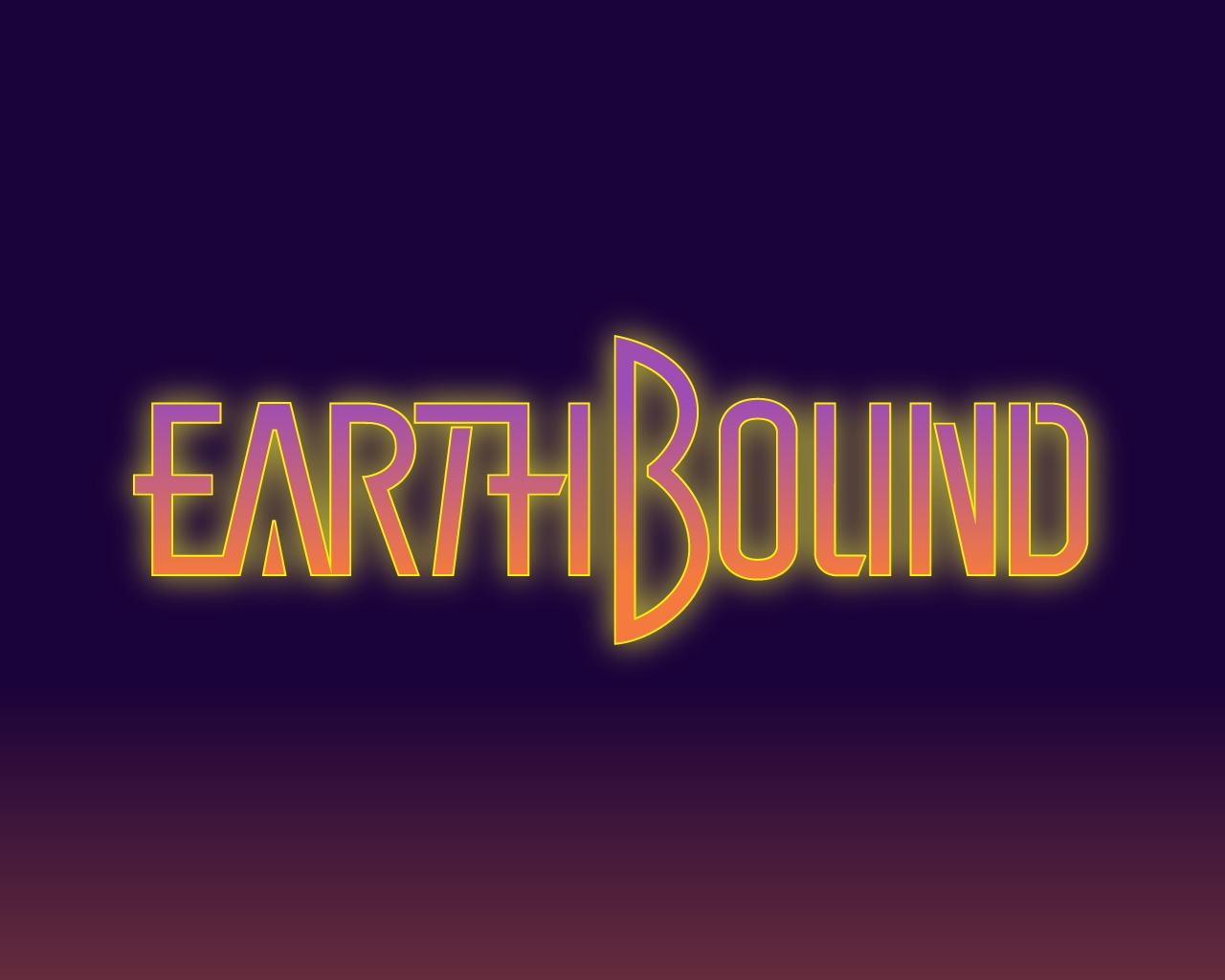 Earthbound, SNES, game logo