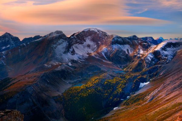 mountain,peaks,sky,beautiful scenery