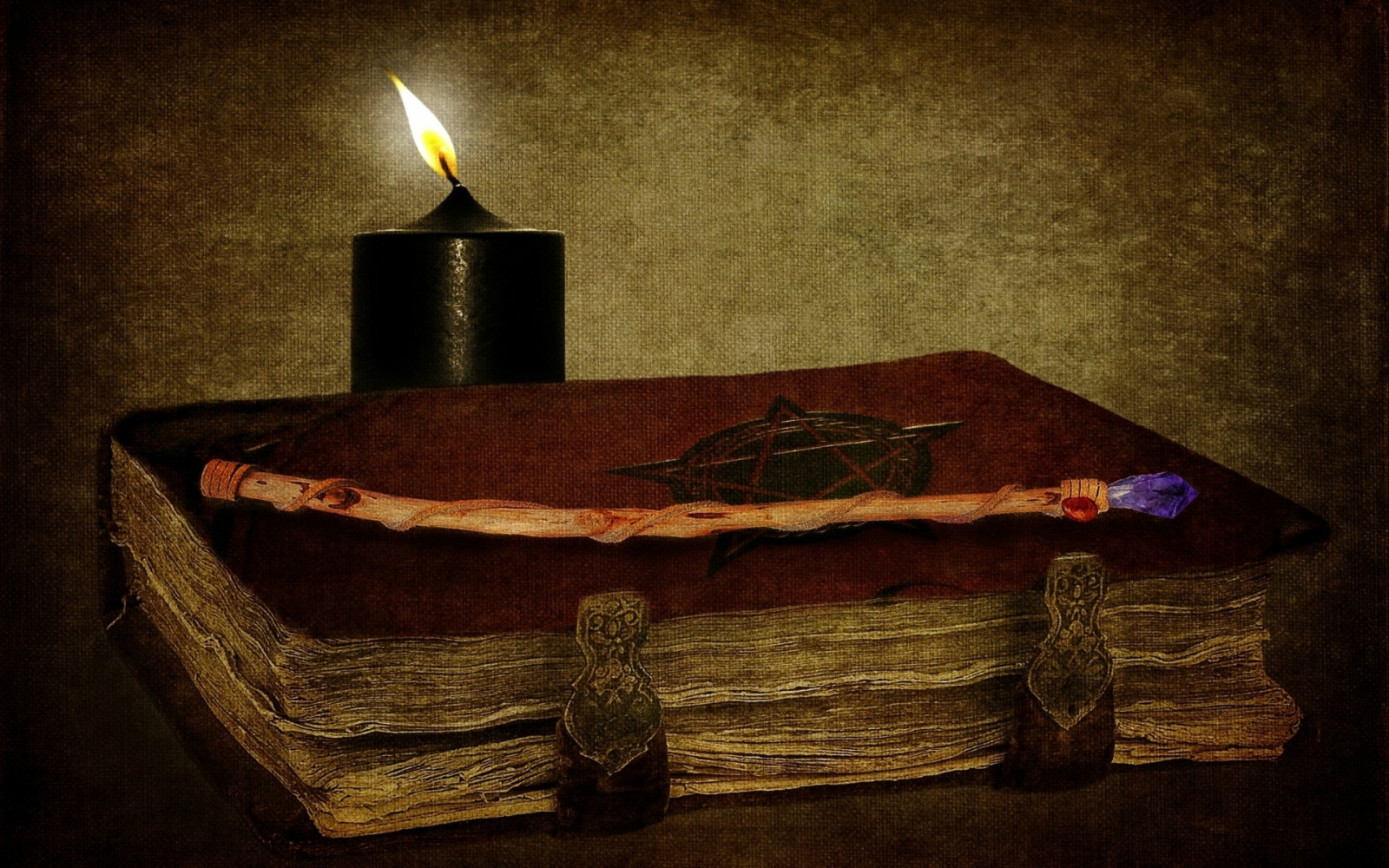 1920x1200 px, KUNST, Bestil, stearinlys, mørk, gotisk, rædsel, okkulte, stave, heks