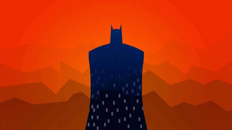 ilustrace, umělecká díla, silueta, Bat-man, Snímek obrazovky, počítač tapeta ilustrace, umělecká díla, silueta, Bat-man, Snímek obrazovky, počítač tapeta