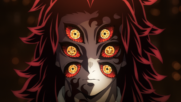 anime,Anime screenshot,demon,Kokushibo,Kimetsu no Yaiba,night