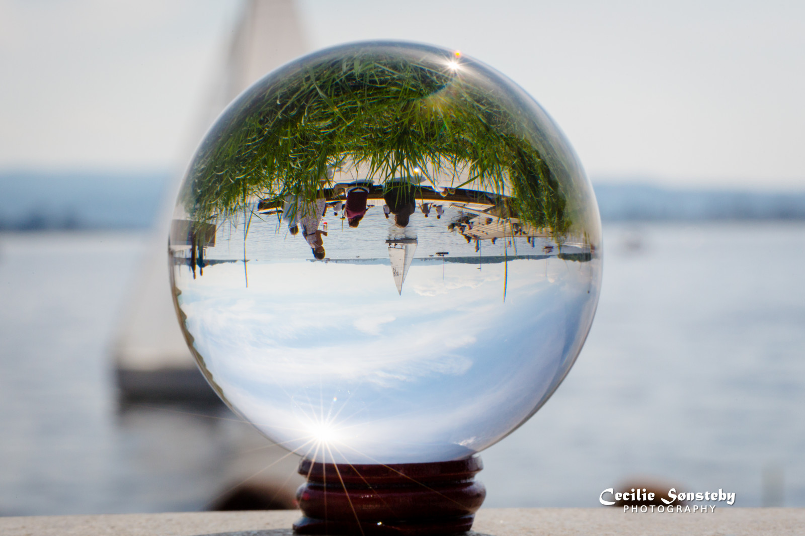 Wallpaper : water, reflection, sky, sphere, glass, Canon, world