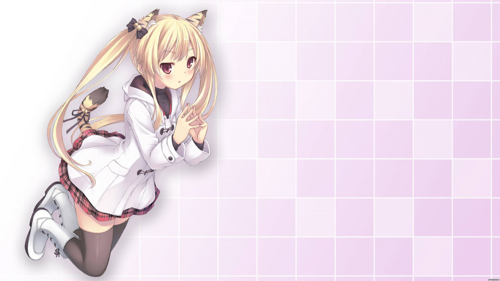 výkres, ilustrace, anime, anime dívky, kreslená pohádka, punčochy, růžový, kostým, skica, mangaka